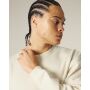Radder 2.0 - Het unisex oversized crewneck sweatshirt - Natural Raw (S)