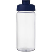 H2O Active® Octave Tritan™ 600 ml sportfles met klapdeksel - Transparant helder/Blauw