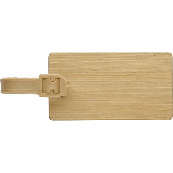 Bamboe bagagelabel Shawn