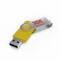 USB Stick Twister (Geel, 4GB 2.0)