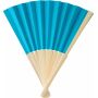 Bamboe handwaaier Elio lichtblauw Bamboe handwaaier Elio lichtblauw