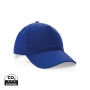 Impact 5 panel 190gr Recycled cotton cap with AWARE™ tracer, blue