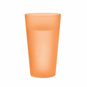 FESTA LARGE - Herbruikbare event beker 500ml - Transparant Oranje