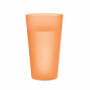 FESTA LARGE - Herbruikbare event beker 500ml - Transparant Oranje