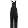 Workwear Pants with Bib - SOLID - black 102