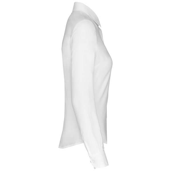 Damen Oxfordbluse Langarm White XXL Damen Oxfordbluse Langarm White XXL