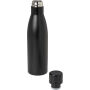 Vasa 500 ml RCS-gecertificeerde gerecyclede roestvrijstalen koperen vacuümgeïsoleerde fles - Zwart