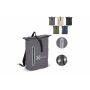 PU-gecoat R-PET 600D rolltop rugzak 20L - Zwart