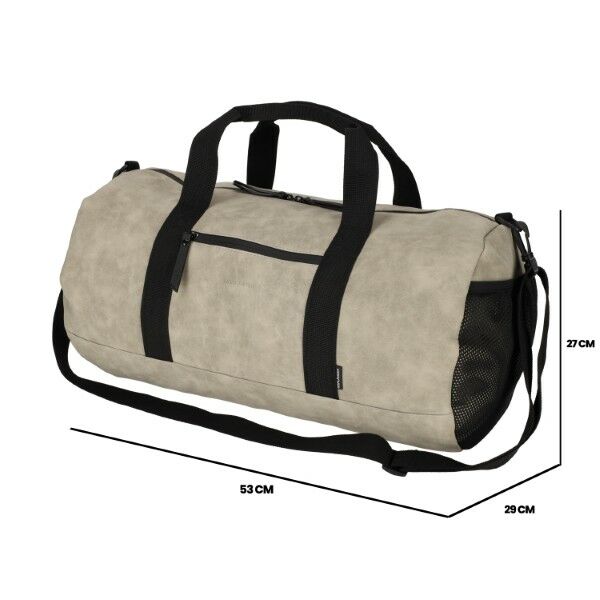 NORLÄNDER Nubuck Duffeltas Taupe NORLÄNDER Nubuck Duffeltas Taupe