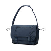 KENTO URBAN RCS recycled nylon 15.6 inch Messenger, donkerblauw