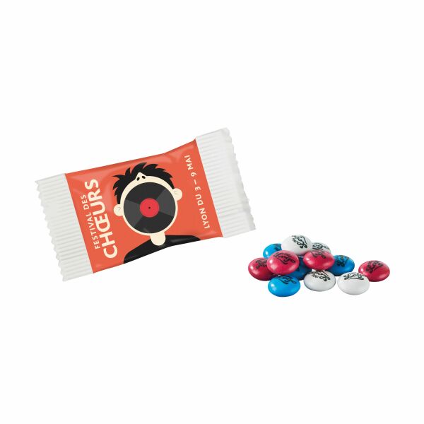 Gepersonaliseerde M&M'S in papieren zakje Gepersonaliseerde M&M'S in papieren zakje