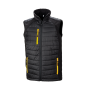 Black compass gewatteerde softshell bodywarmer Black / Yellow 4XL Black compass gewatteerde softshell bodywarmer Black / Yellow 4XL