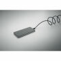 BRAID - RPET magnetische kabel - Wit/zwart
