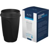 Alto POP 350 ml beker met 360° deksel - Zwart