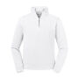 Authentic 1/4 Zip Sweat white XS