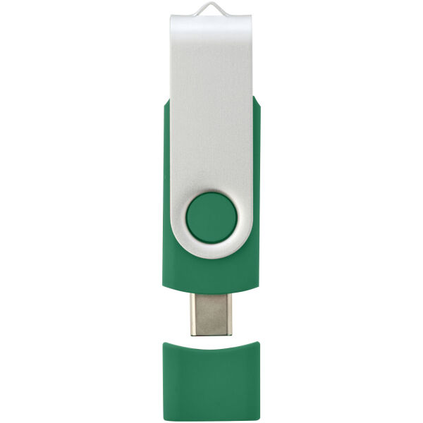 OTG draaiende USB type-C - Groen - 128GB