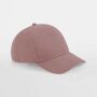 ORGANIC COTTON 5 PANEL CAP, ROSE PINK, One size, BEECHFIELD