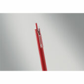 NOSTA - Gerecyclede aluminium balpen - Rood