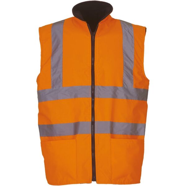 Signalisatie omkeerbaar fleece gilet Signalisatie omkeerbaar fleece gilet