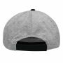 5-panel baseballcap UP TO DATE grijs, zwart