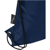 Adventure gerecyclede geïsoleerde tas met trekkoord 9L - Marineblauw