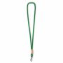 Polyester koord-keycord met bamboe plaatje