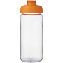 H2O Active® Octave Tritan™ 600 ml sportfles met klapdeksel - Transparant/Oranje