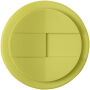 Americano® Eco 350 ml gerecyclede beker met spill-proof deksel - Lime/Zwart