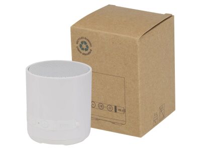 Hunor draadloze speaker van 3 W van gerecycled plastic