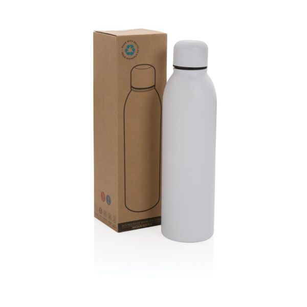 RCS gerecycled roestvrijstalen vacuümfles 500ML, wit RCS gerecycled roestvrijstalen vacuümfles 500ML, wit