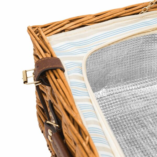 MADISON PARK - Picknickmand beige, blauw, bruin MADISON PARK - Picknickmand beige, blauw, bruin