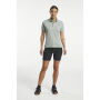 TXLite Melange Polo W Grey Green L