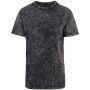 Acid Washed Tee darkgrey white 3XL