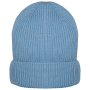 Ecologische uniseks muts van merinoswol Cool Blue One Size