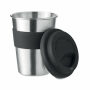 IRMUG - RVS drinkbeker 350 ml - Zwart