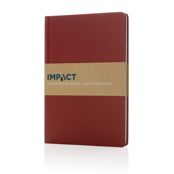 Impact hardcover steenpapier notitieboek A5, rood Impact hardcover steenpapier notitieboek A5, rood