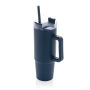 Tana RCS recycled plastic tumbler with handle 900ml, navy