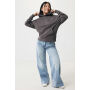 IQONIQ Yoho gerecycled katoen relaxed hoodie, antraciet (XS)
