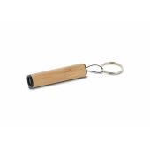 Zaklamp sleutelhanger bamboe - Hout