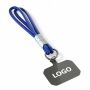 Sleutelhanger & telefoonhouder met koord met leren uiteinde.