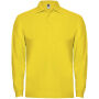 Estrella herenpolo met lange mouwen - Geel - 3XL