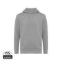 IQONIQ Rila lichtgewicht gerecycled katoen hoodie, light heather anthracite (L)