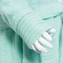 Baby Bathrobe 68/74, 340 gr/m² Turquoise