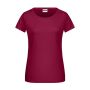 Ladies' Basic-T wine XS