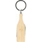 Bamboe multitool-sleutelhanger Inaya bruin