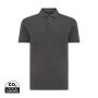 Iqoniq Yosemite gerecycled katoen pique polo, heather anthracite (XXS)