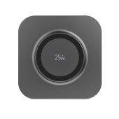 Quantum ultra-fast 25W magnetische draadloze lader, grijs, zwart