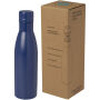 Vasa 500 ml RCS-gecertificeerde gerecyclede roestvrijstalen koperen vacuümgeïsoleerde fles - Blauw