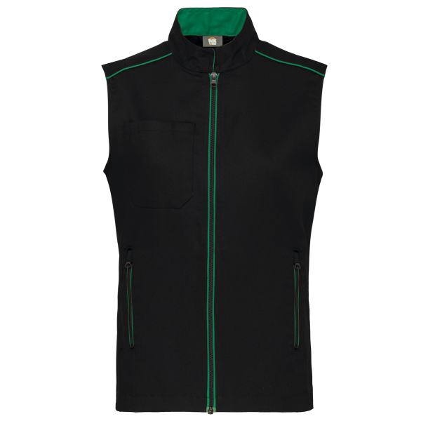 Gilet Day To Day Black / Kelly Green S Gilet Day To Day Black / Kelly Green S