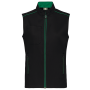 Gilet Day To Day Black / Kelly Green S